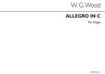 WILLIAM G. WOOD: ALLEGRO IN C ORGAN