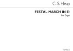 C. SWINNERTON HEAP: FESTAL MARCH IN E FLAT ORGAN