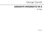 GARRETT ANDANTE MODERATO IN A ORGAN