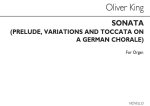 OLIVER KING: SONATA OP.71 ORGAN
