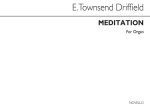 E. TOWNSHEND DRIFFIELD: MEDITATION FOR ORGAN