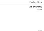 DUDLEY BUCK: AT EVENING- IDYLLE OP.52