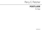 PERCY E. FLETCHER: POSTLUDE IN F FOR ORGAN