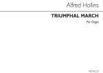 ALFRED HOLLINS: TRIUMPHAL MARCH FOR ORGAN