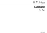 HENRY MARCELLUS HIGGS: CANZONE OP134 NO.2 ORGAN