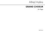 ALFRED HOLLINS: GRAND CHOEUR NO. 2 FOR ORGAN