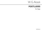 WALTER G.. ALCOCK: POSTLUDE ORGAN