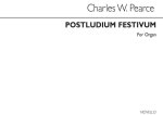 CHARLES W. PEARCE: POSTLUDIUM FESTIVUM ORGAN