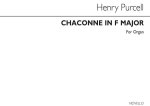 HENRY PURCELL: CHACONNE IN F MAJOR FOR ORGAN