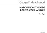 HANDEL:  MARCH FROM ODE FOR ST CECILIA'S DAY FOR ORGAN