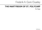 FA GORE OUSELEY: MARTYRDOM OF ST. POLYCARP FOR ORGAN