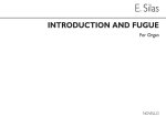 SILAS: INTRODUCTION AND FUGUE FOR ORGAN