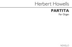 HERBERT HOWELLS: PARTITA FOR ORGAN