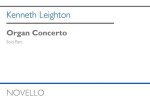 KENNETH LEIGHTON: CONCERTO FOR ORGAN (ORGAN PART)