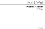 JOHN E. WEST: MEDITATION FOR ORGAN