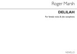 ROGER MARSH: DELILAH (FEMALE VOICE AND ALTO SAXOPHONE)