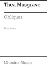 THEA MUSGRAVE: OBLIQUES ORCH (STUDY SCORE) POCHE
