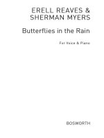 SHERMAN MYERS: BUTTERFLIES IN THE RAIN PIANO
