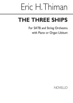 THIMAN: THE THREE SHIPS (CHRISTMAS RHAPSODY) FOR SATB CHORUS WITH PIANO ACC. CHANT