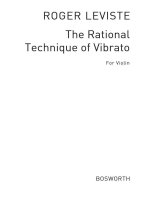 LEVISTE, R THE RATIONAL TECHNIQUE OF VIBRATO FRENCH AND ENGLISH