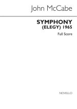 MCCABE: SYMPHONY NO.1 (ELEGY) (STUDY SCORE) POCHE
