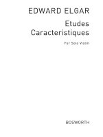 EDWARD ELGAR: ETUDES CARACTERISTIQUES FOR VIOLIN OP.24