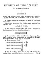 FLORENCE WICKENS: RUDIMENTS AND THEORY OF MUSIC LIVRE SUR LA MUSIQUE