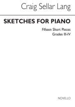 LANG SKETCHES FOR PIANO 15 SHORT PIECES PIANO