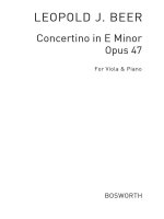 LEOPOLD J. BEER: CONCERTINO IN E MINOR OP.47 (VIOLA/PIANO)