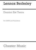 LENNOX BERKELEY: DOMINI EST TERRA (VOCAL SCORE) CHANT