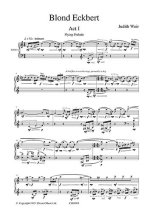JUDITH WEIR: BLOND ECKBERT (ENO VOCAL SCORE) CHANT