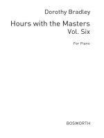 HOURS WITH THE MASTERS VOL.6 ADVANCED (BRADLEY) PF PIANO