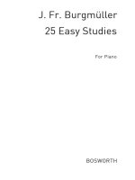 FRIEDRICH BURGMULLER: 25 EASY EXERCISES OP.100 (BOSWORTH EDITION) PIANO
