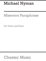 MICHAEL NYMAN: MISERERE PARAPHRASE (VIOLIN/PIANO)