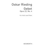 OSKAR RIEDING: GEBET OP.22 NO.4
