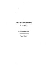 JUDITH WEIR: MOON AND STAR (VOCAL SCORE) CHANT