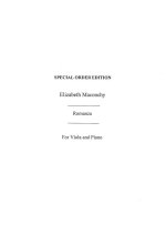 ELIZABETH MACONCHY: ROMANZA