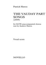 PATRICK HAWES: THE VAUDAY PART SONGS CHANT