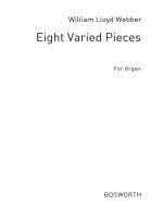 W.S. LLOYD WEBBER: EIGHT VARIED PIECES FOR ORGAN