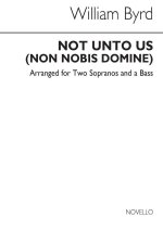 WILLIAM BYRD: NOT UNTO US (NON NOBIS DOMINE) ATB