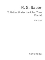 SABOR: YULISHKA UNDER THE LILAC TREE SSA