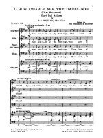 SAMUEL SEBASTIAN WESLEY: O HOW AMIABLE ARE THY DWELLINGS CHANT