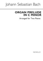 J.S BACH: ORGAN PRELUDE IN C MINOR PIANO DUET PIANO