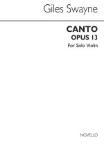 GILES SWAYNE: CANTO OP.31 FOR VIOLIN