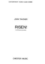 JOHN TAVENER: RISEN! (VOCAL SCORE) CHANT
