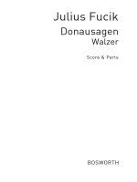 FUCIK, J DONAUSAGEN WALZER ORCH PF SC/PTS