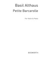B. ALTHAUS: PETITE BARCAROLLE