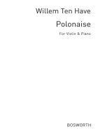 WILLEM TEN HAVE: POLONAISE FOR VIOLIN AND PIANO OP.17