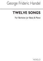 G. F. HANDEL: 12 SONGS FROM THE ORATORIOS BASS/PIANO