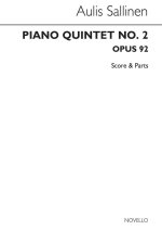 AULIS SALLINEN: PIANO QUINTET OPUS 92 (SCORE AND PARTS)